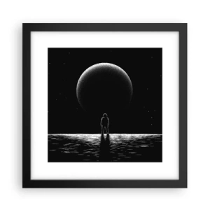 Poster in black frame - Face to Face - 30x30 cm
