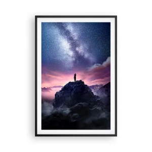 Poster in black frame - And He Smelled Life - 61x91 cm