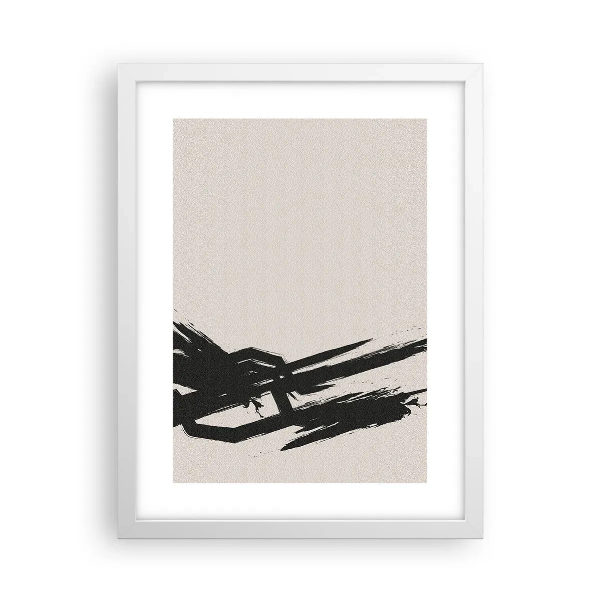 Poster in white frmae - Uncontrollable Rush - 30x40 cm