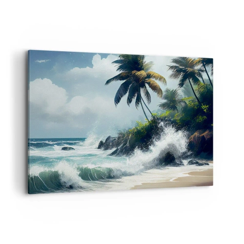 Canvas picture - On a Tropical Shore - 120x80 cm
