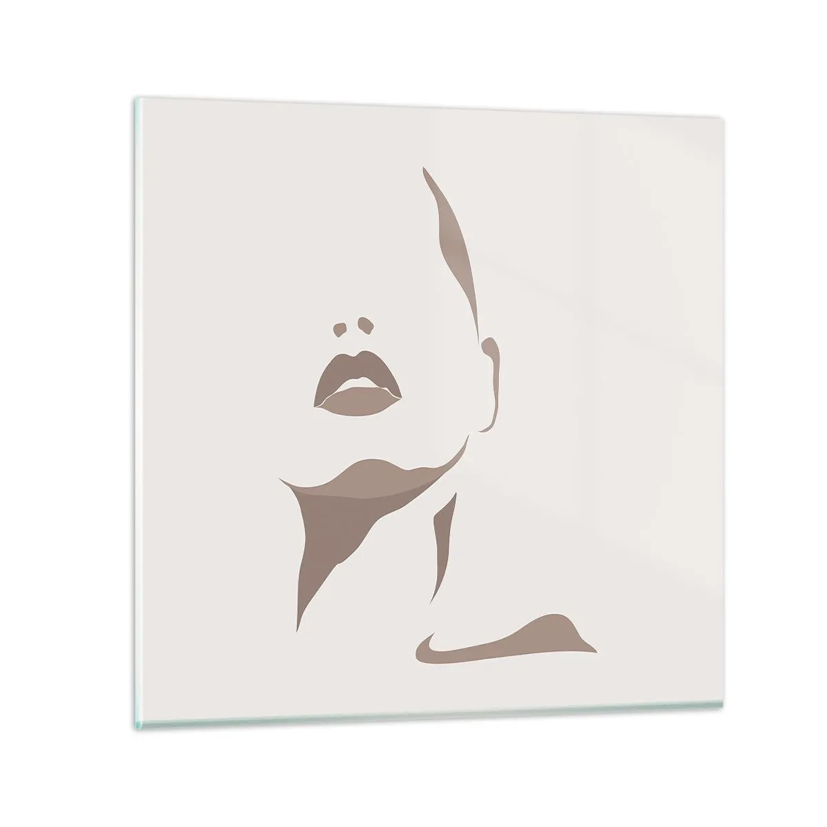 Glass picture - Created with Light and Shadow - 50x50 cm