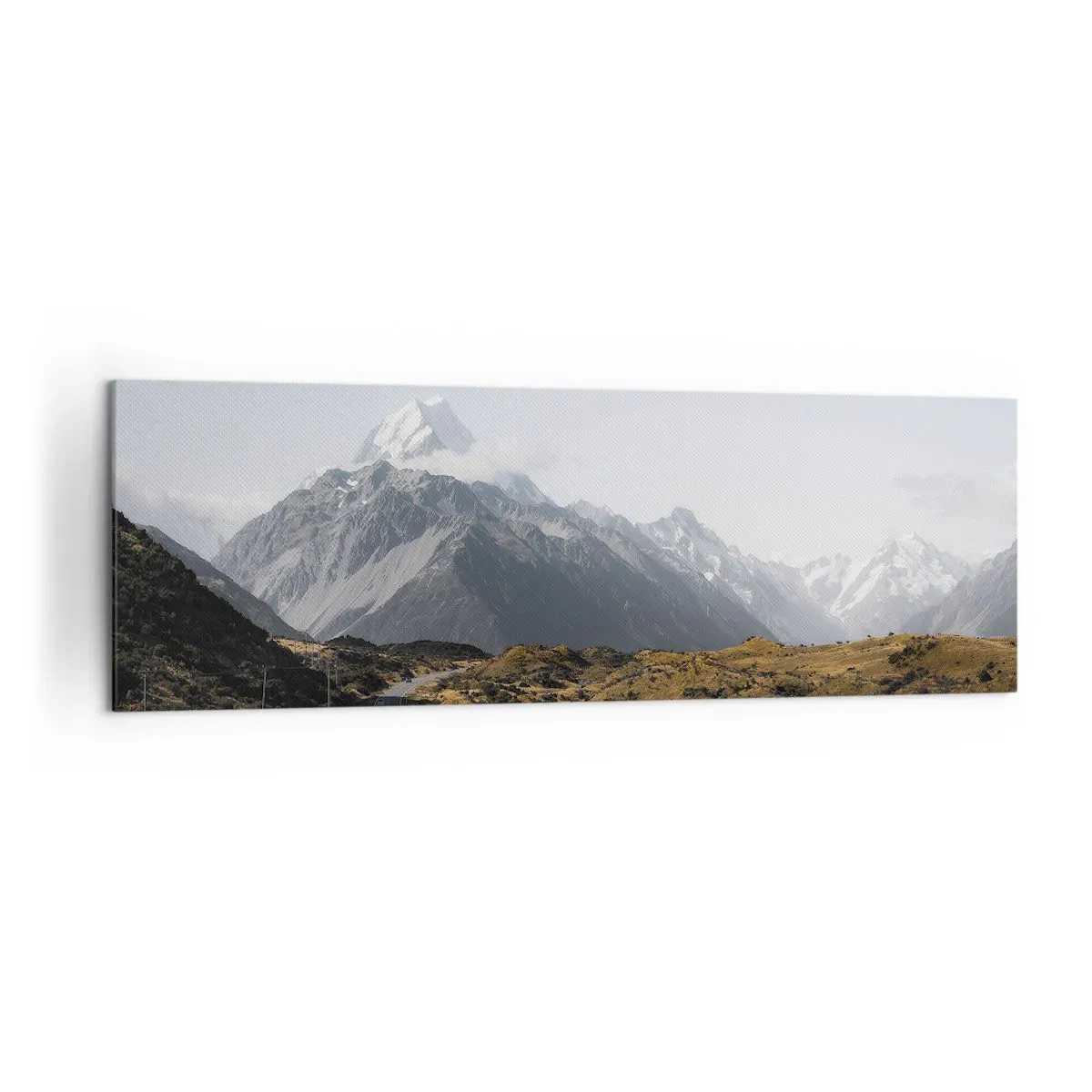 Canvas picture - Road to the Heart of the Mountains - 160x50 cm