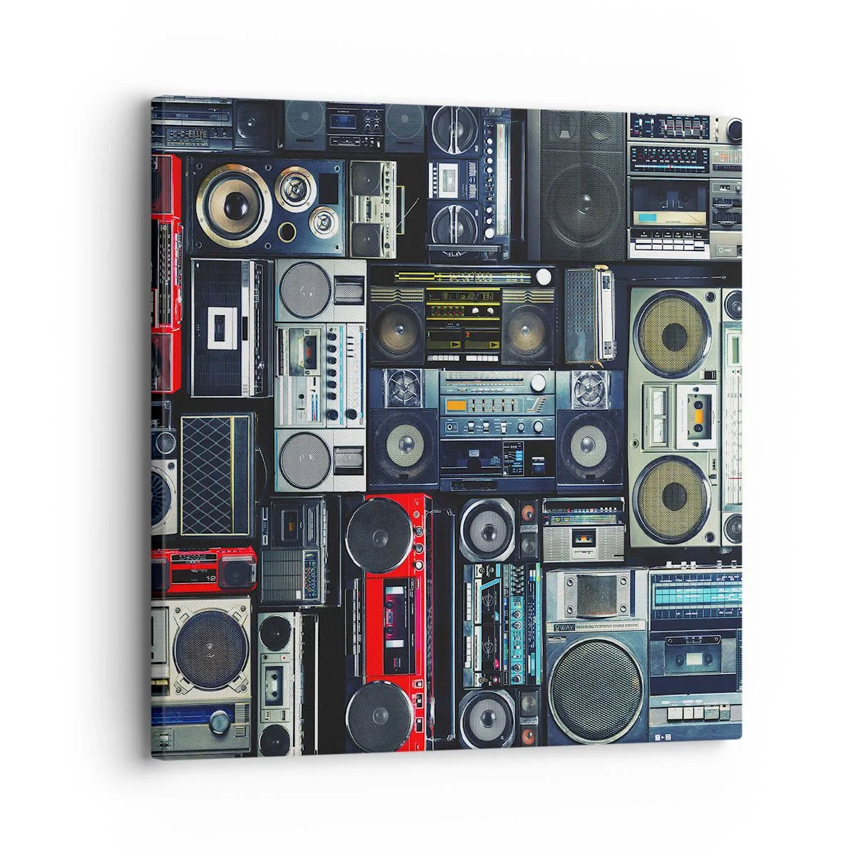 Canvas picture - Nostalgy for the 80-ies - 30x30 cm