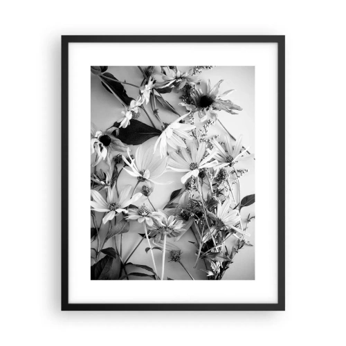 Poster in black frame - No-Bouquet of Flowers - 40x50 cm