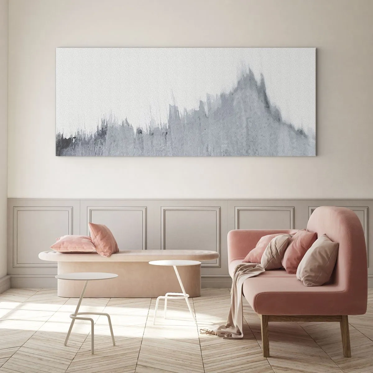 Glass picture - Mysterious Writing - 140x50 cm