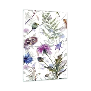 Glass picture - Polish Herbs - 80x120 cm