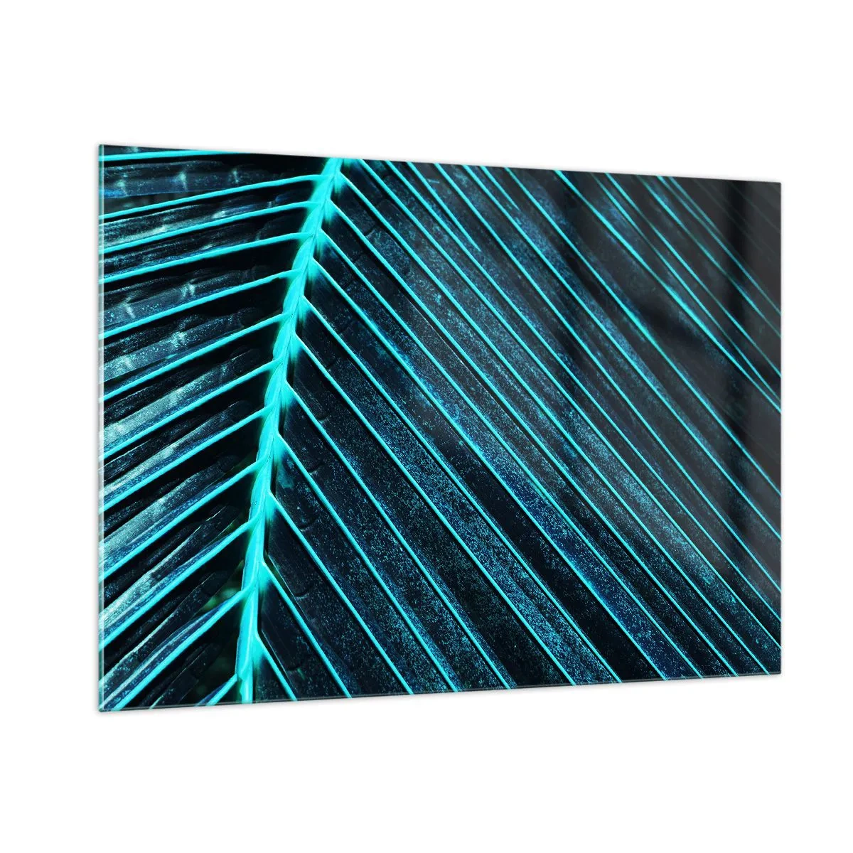 Glass picture - Texture of Green - 100x70 cm