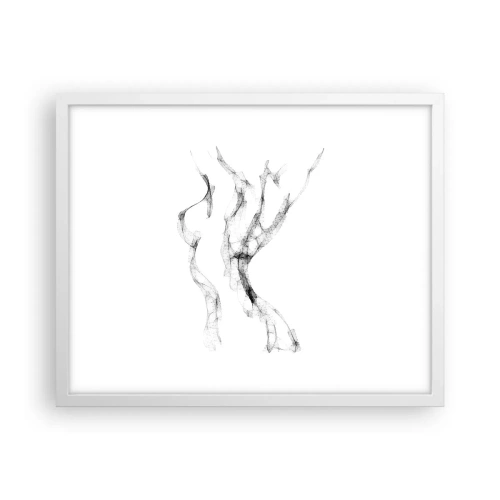 Poster in white frmae - Beautiful and Strong - 50x40 cm