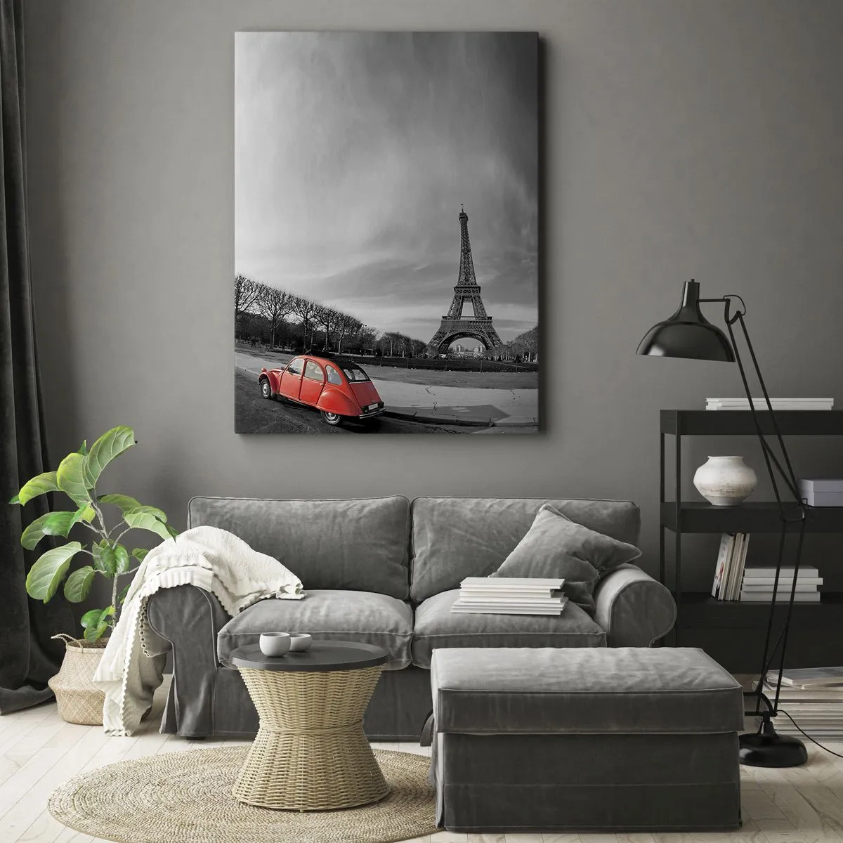 Canvas picture - More Parisian than Paris - 55x100 cm