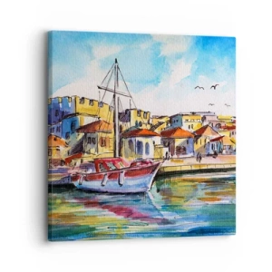 Canvas picture - Rainbow Afternoon - 30x30 cm