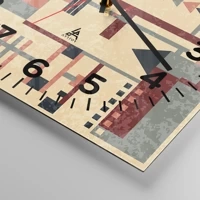 Clock face with numbers