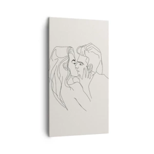 Canvas picture - Tangled up by a Feeling - 45x80 cm