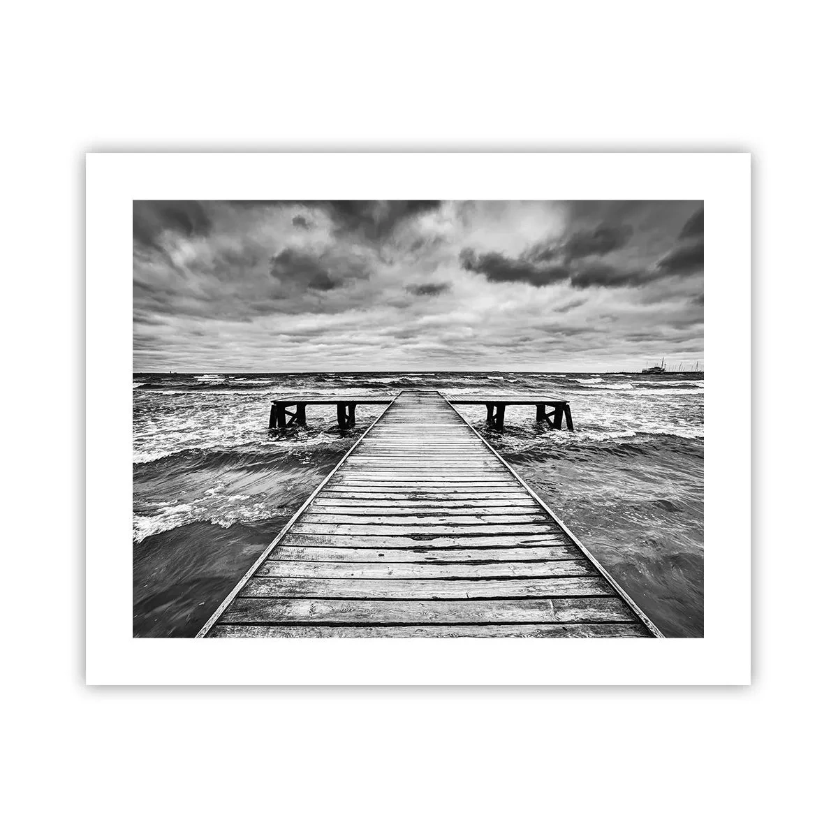 Poster - Waiting for the Wind to Blow away - 50x40 cm