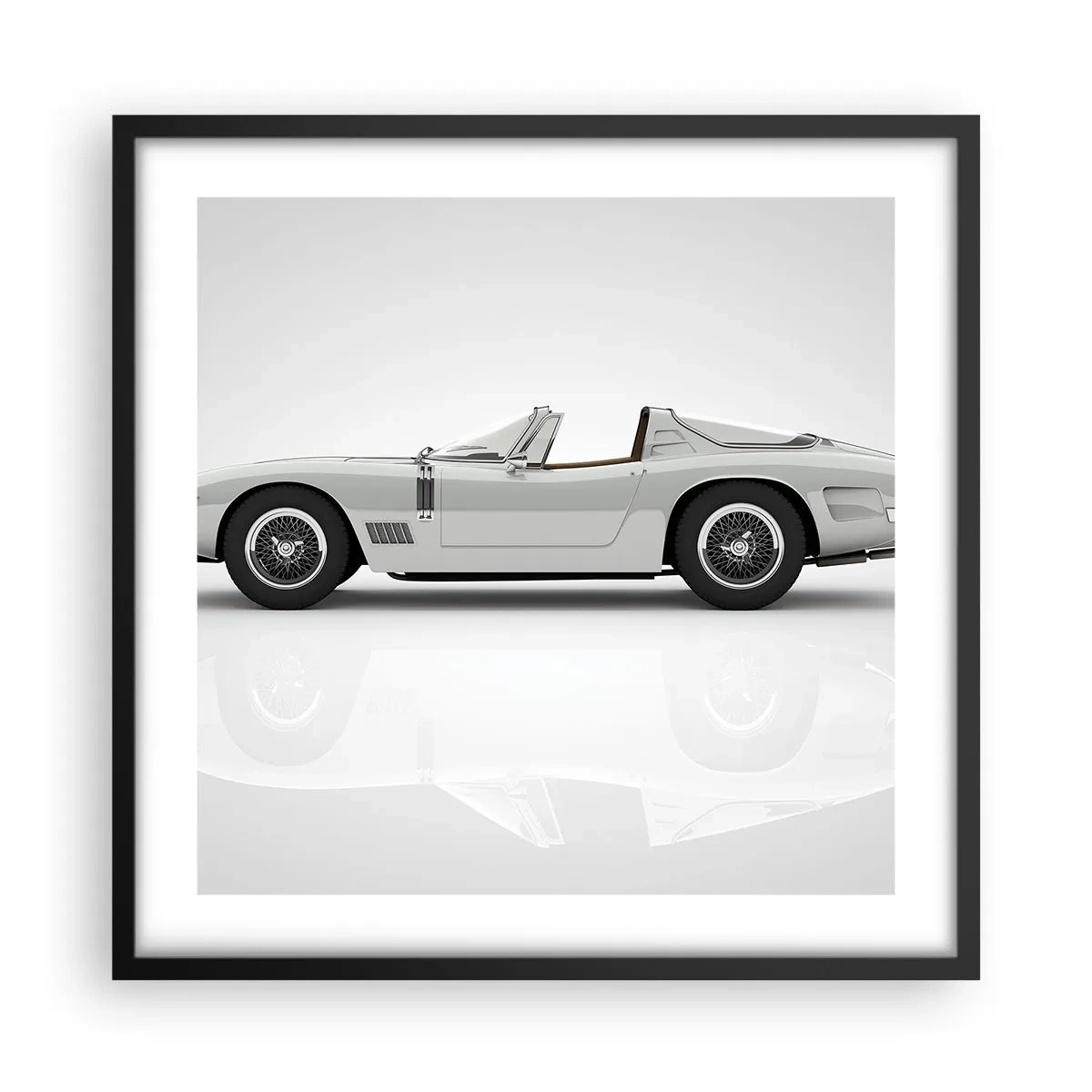 Poster in black frame - Promise of Fun - 50x50 cm