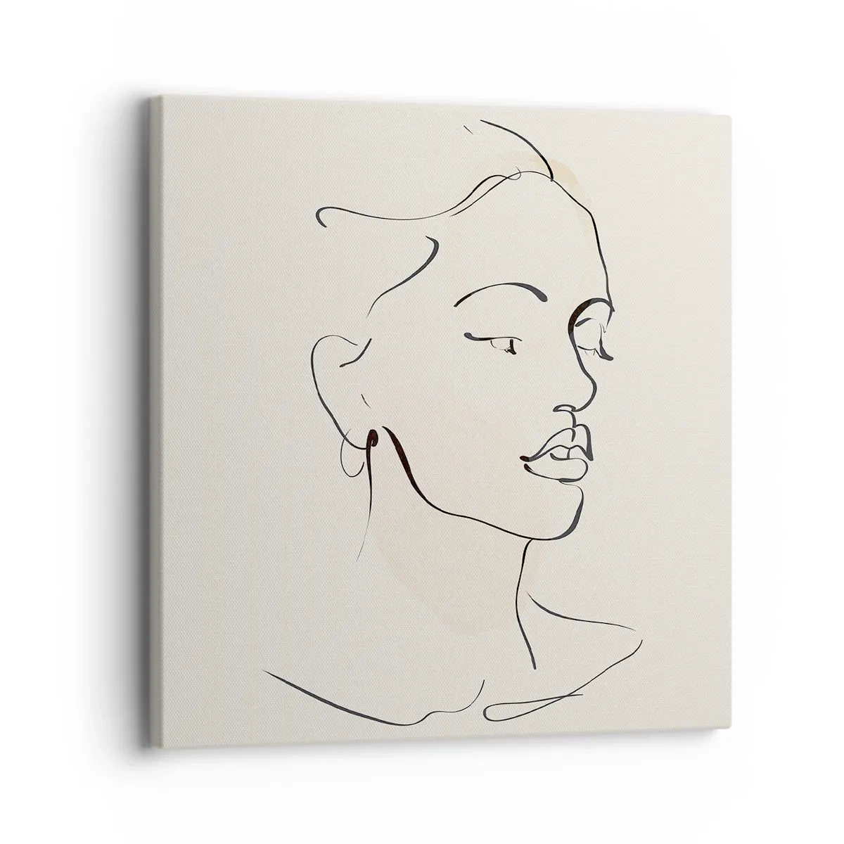 Canvas picture - With a Decisive Line - 30x30 cm