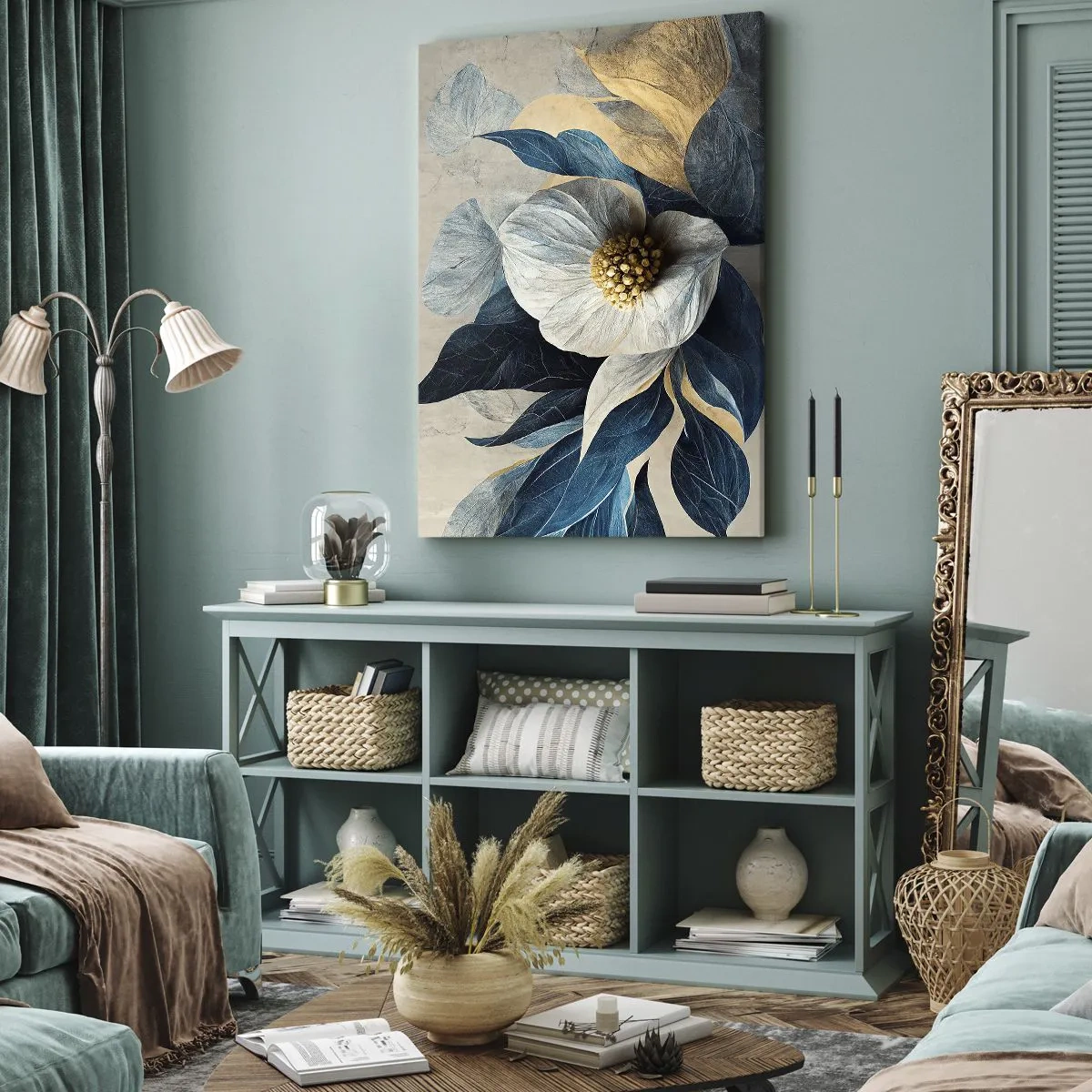 Canvas picture - With a Heart of Gold - 55x100 cm