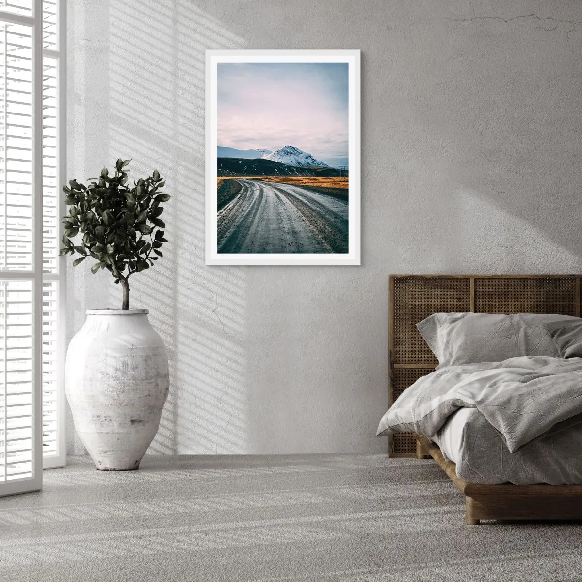 Poster in white frmae - In Icelandic Climate - 50x70 cm