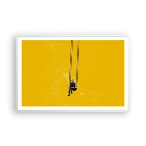 Poster in white frmae - Day as a Any Other - 91x61 cm