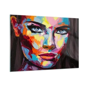 Glass picture - Soul Is Also Colourful - 100x70 cm