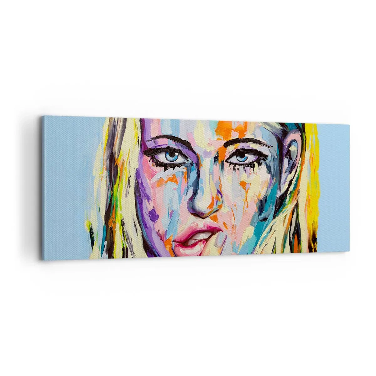 Canvas picture - Look Her Straight in the Eyes - 100x40 cm