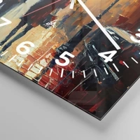 Clock face with numbers