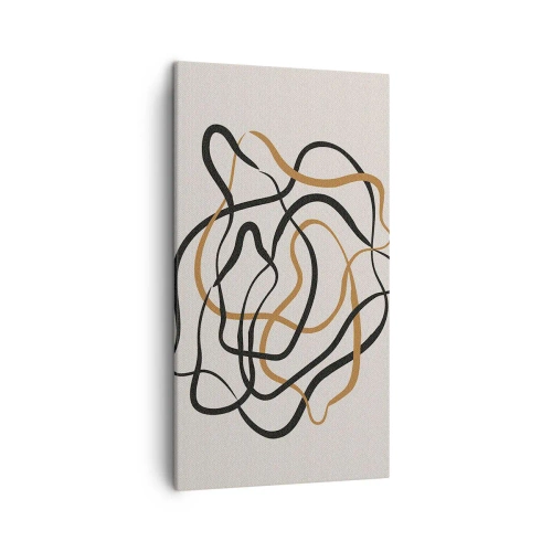 Canvas picture - Everything Is Tangled UP - 45x80 cm