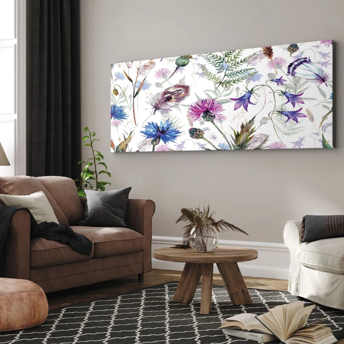 Canvas picture - Polish Herbs - 160x50 cm