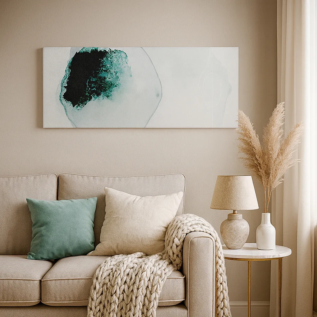 Canvas picture - In a Waterdrop - 30x30 cm