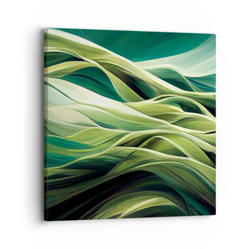 Canvas picture - Abstract Playing Green - 30x30 cm