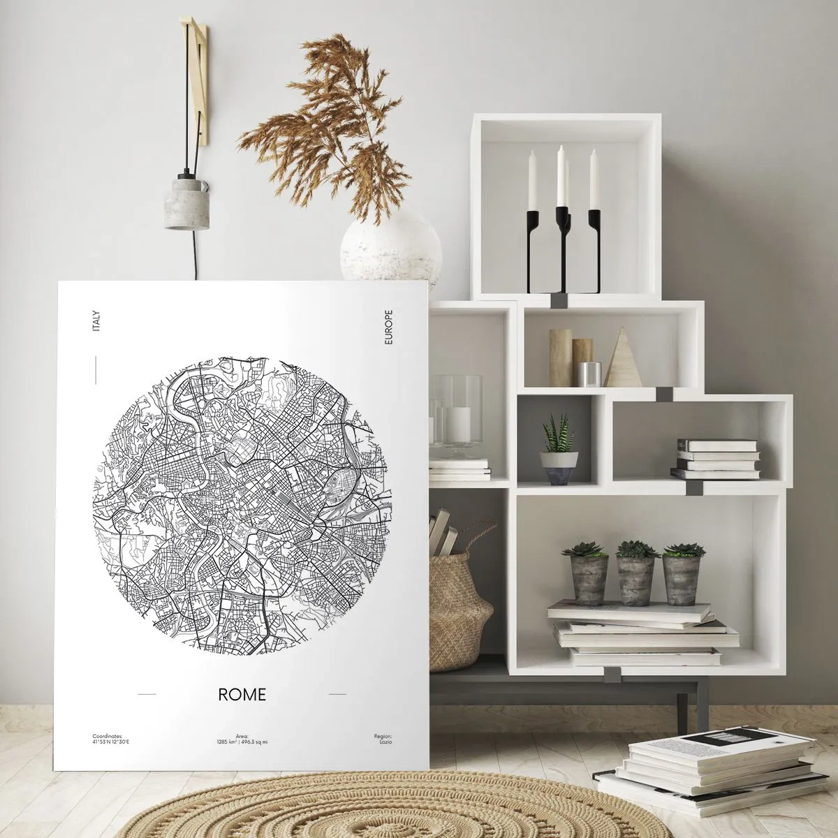 Glass picture - Anatomy of Rome - 70x100 cm