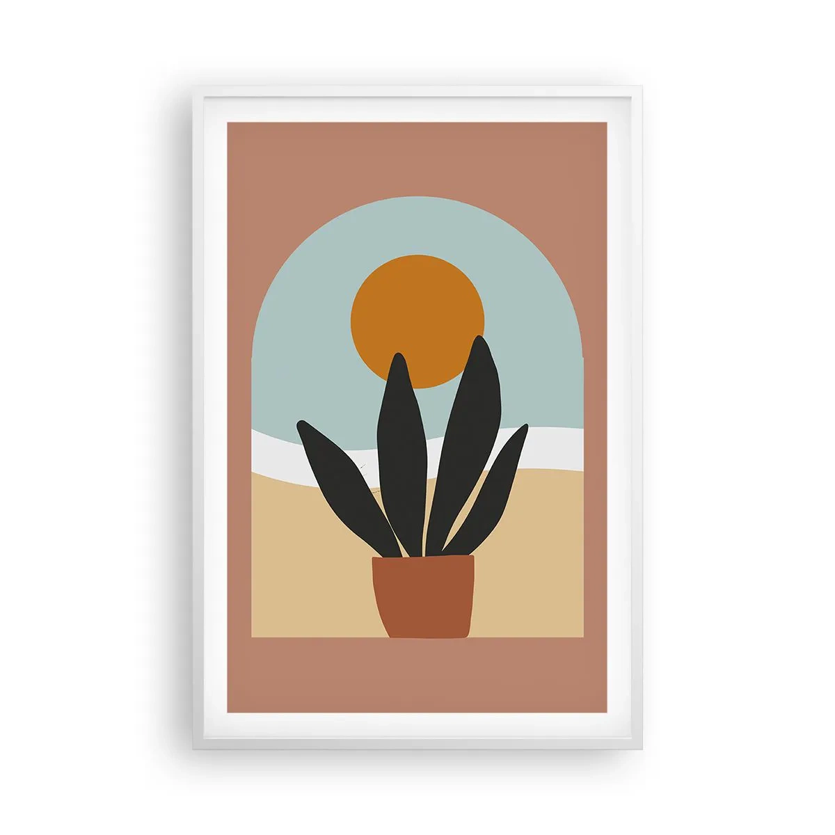 Poster in white frmae - Small Joys - 61x91 cm