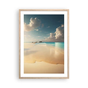 Poster in light oak frame - Dream Day - 50x70 cm