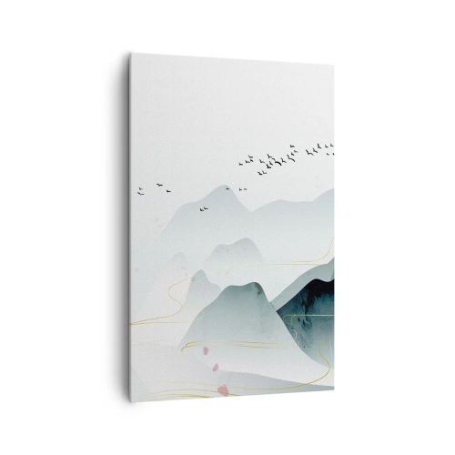 Canvas picture - Over the Peaks - 80x120 cm