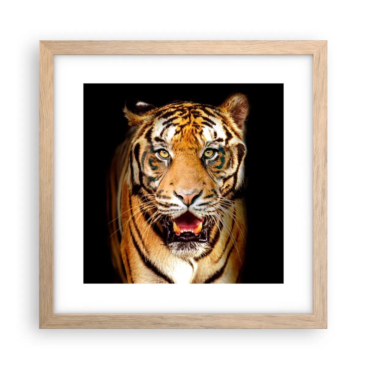 Poster in light oak frame - Wild at Heart - 30x30 cm