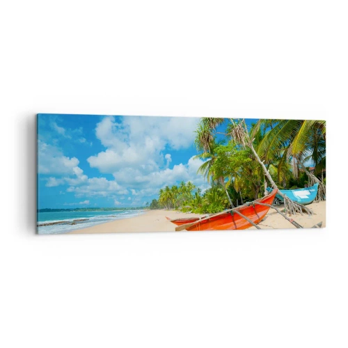 Canvas picture - Charm of the Tropics - 140x50 cm