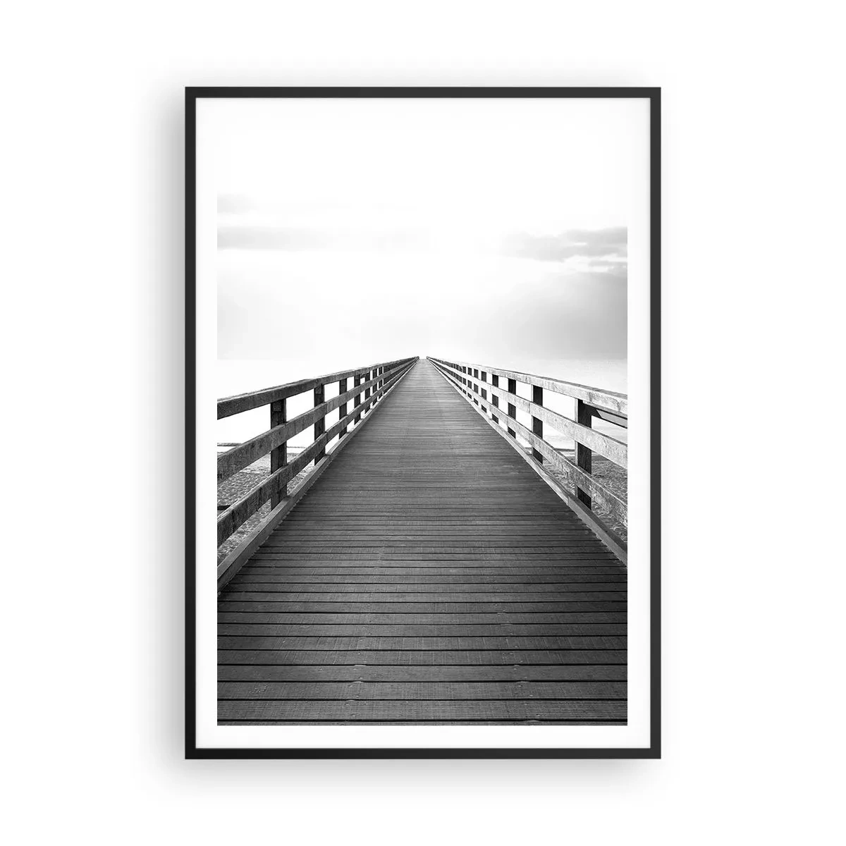 Poster in black frame - In the Distance… - 70x100 cm