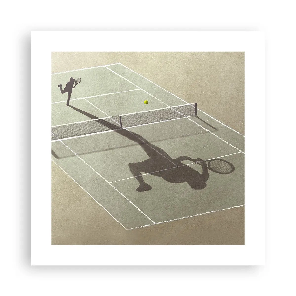 Poster - Overcoming Yourself - 40x40 cm