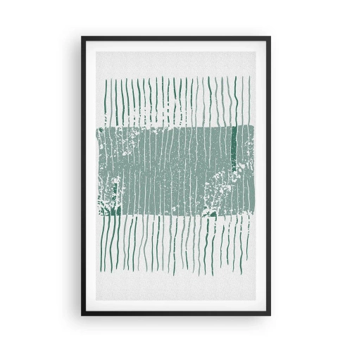 Poster in black frame - Sea Abstract - 61x91 cm