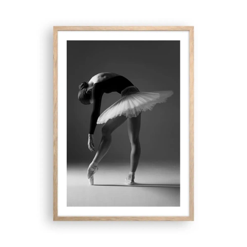 Poster in light oak frame - Belle Ballet Dancer - 50x70 cm