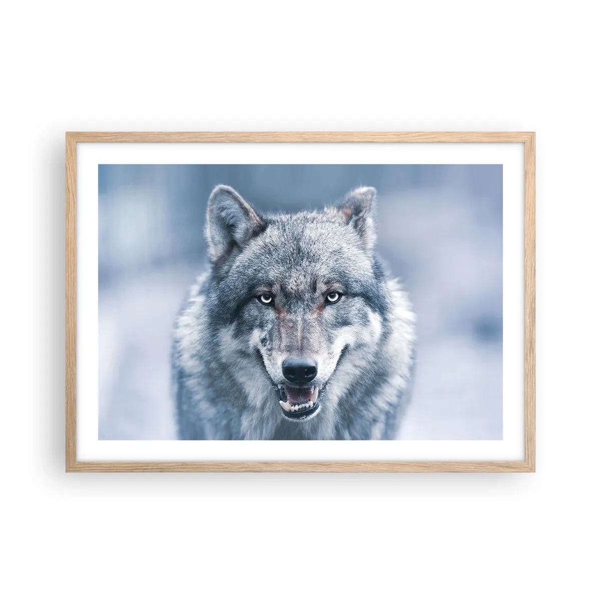 Poster in light oak frame - Will You Take Up the Challenge? - 70x50 cm