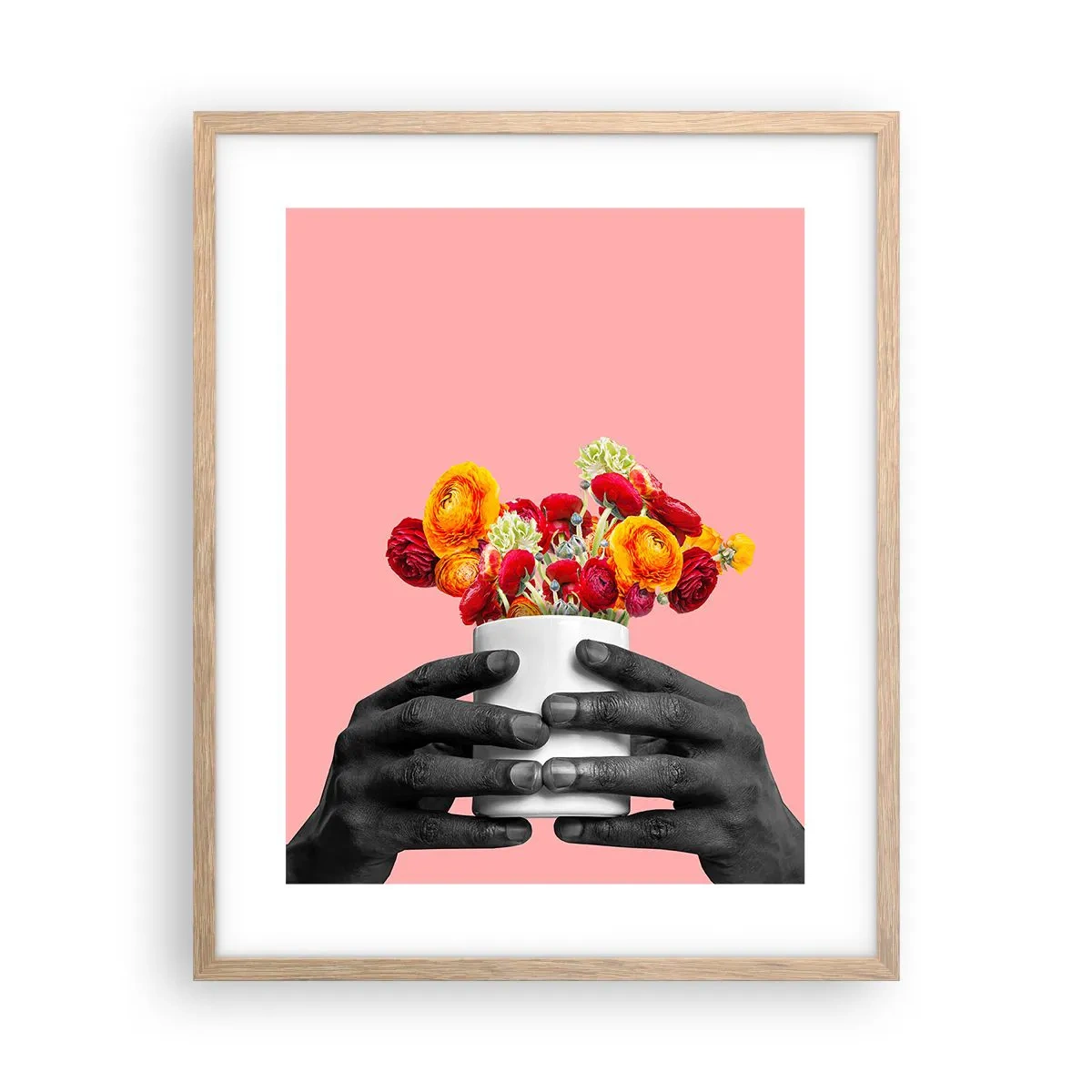 Poster in light oak frame - Apotheosis of Life - 40x50 cm