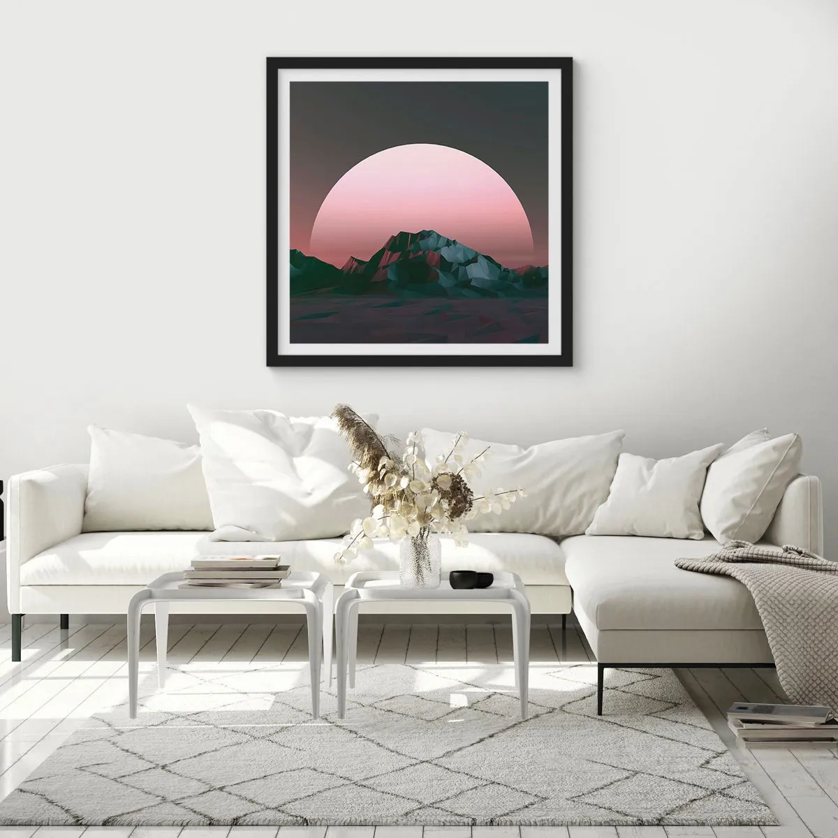 Poster in black frame - In a Neighbouring Galaxy - 50x50 cm