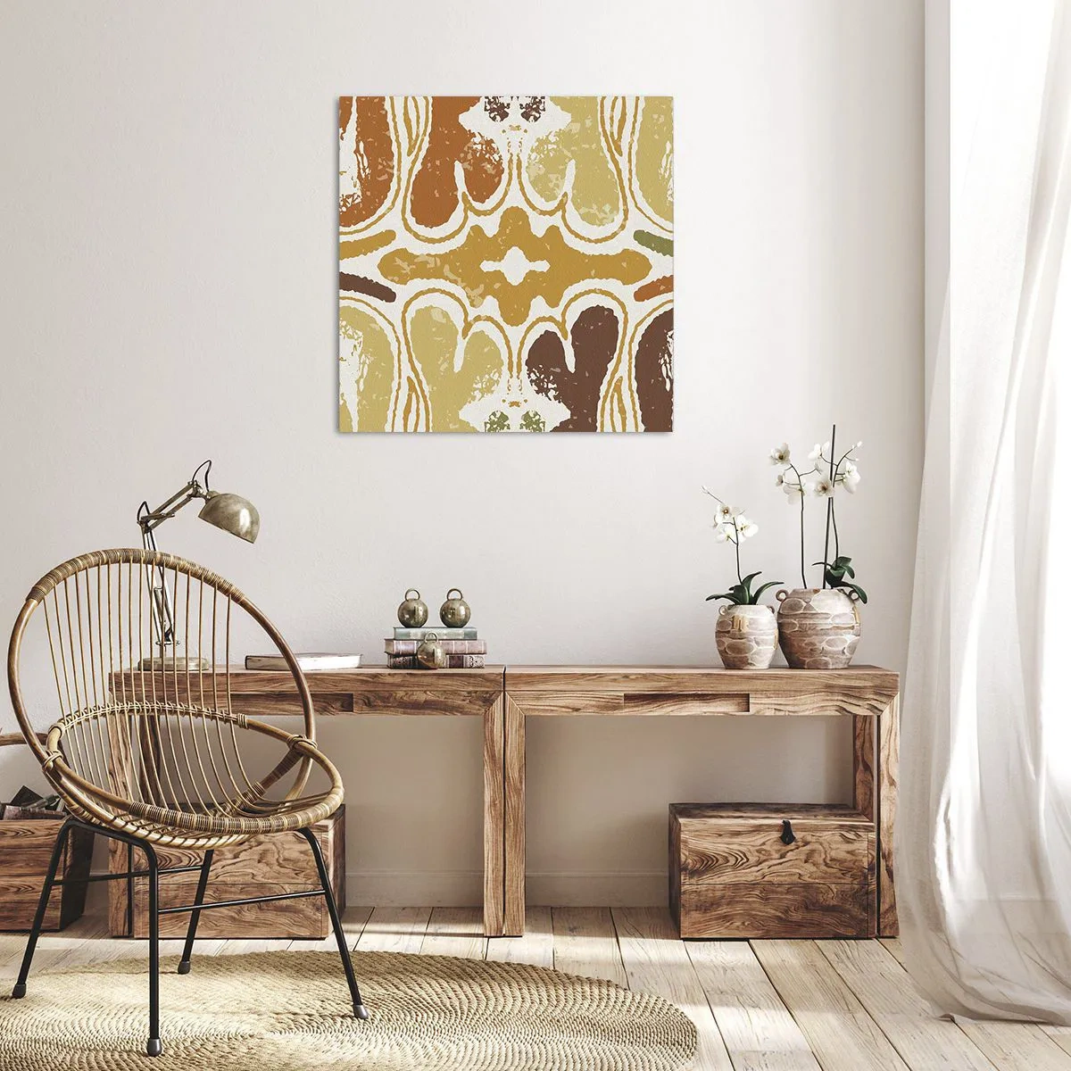 Canvas picture - Sentimental Abstract - 40x40 cm