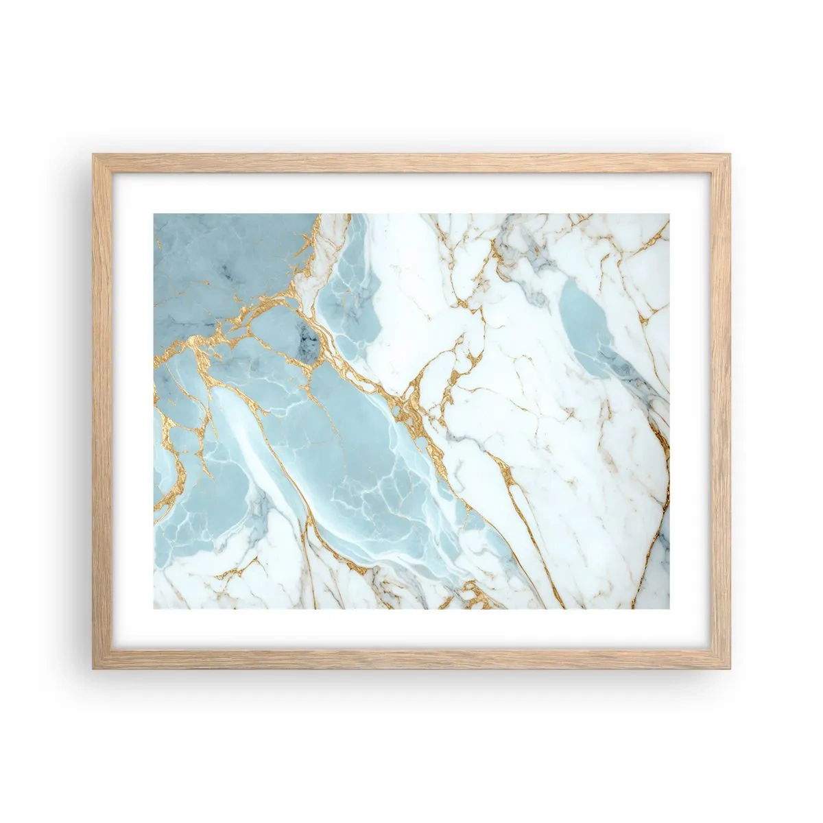 Poster in light oak frame - Richness of the Stone - 50x40 cm