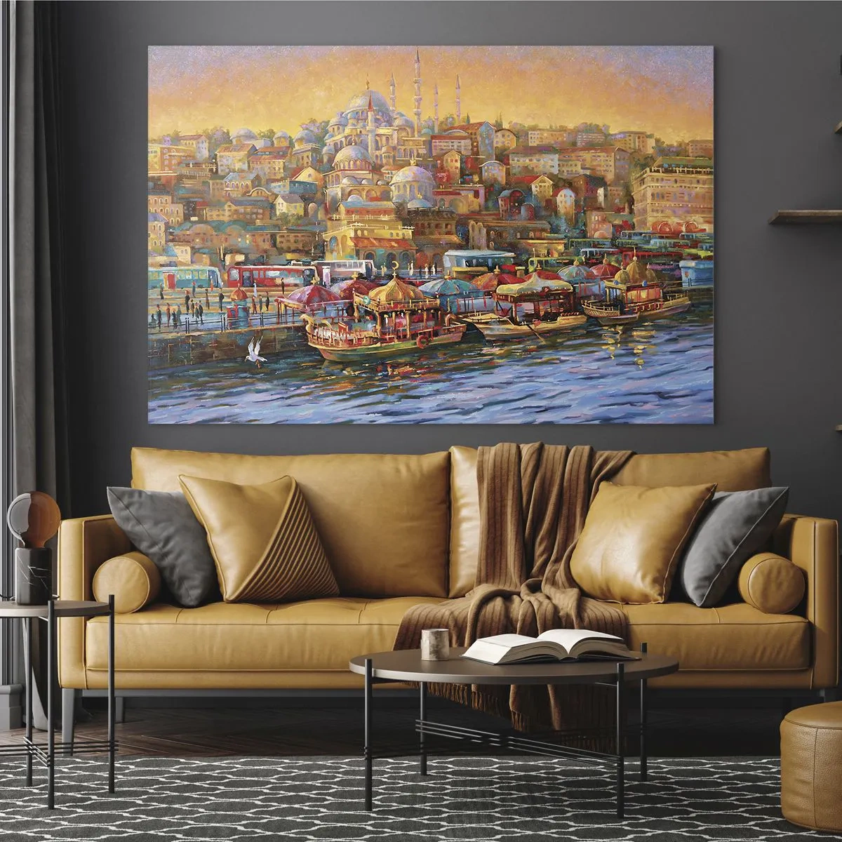 Glass picture - Istanbul Story - 100x70 cm