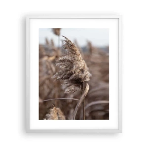 Poster in white frmae - Time to Fly with the Wind - 40x50 cm