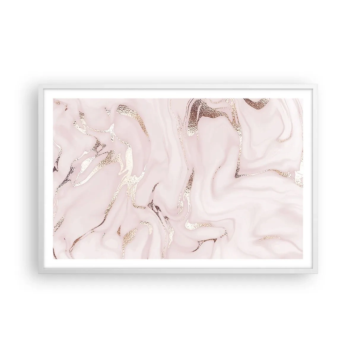 Poster in white frmae - In Pink - 91x61 cm