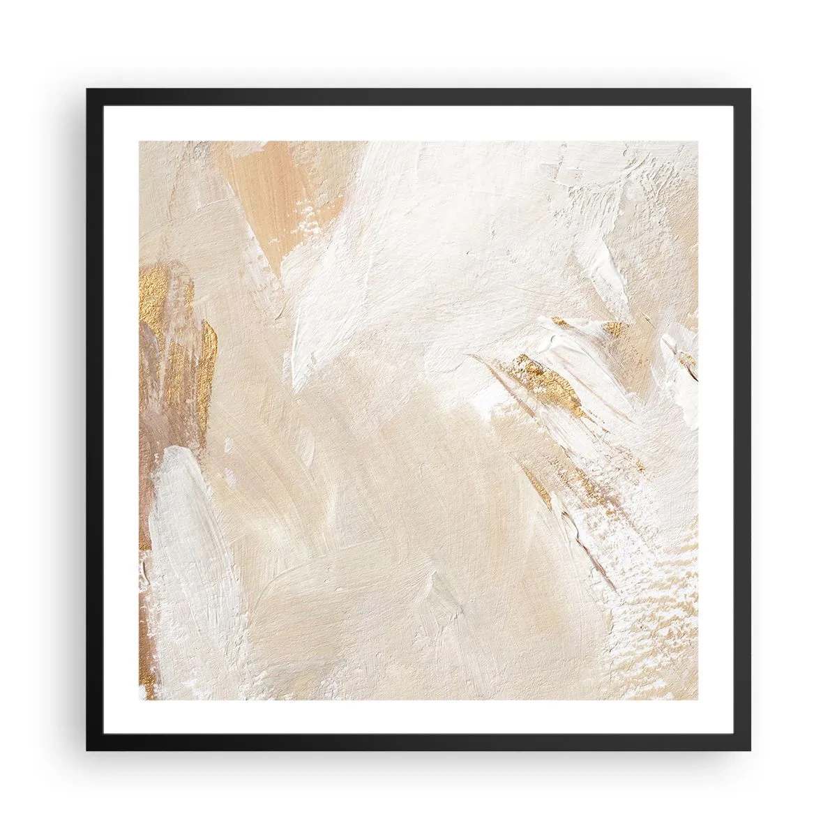 Poster in black frame - Pastel Composition - 60x60 cm