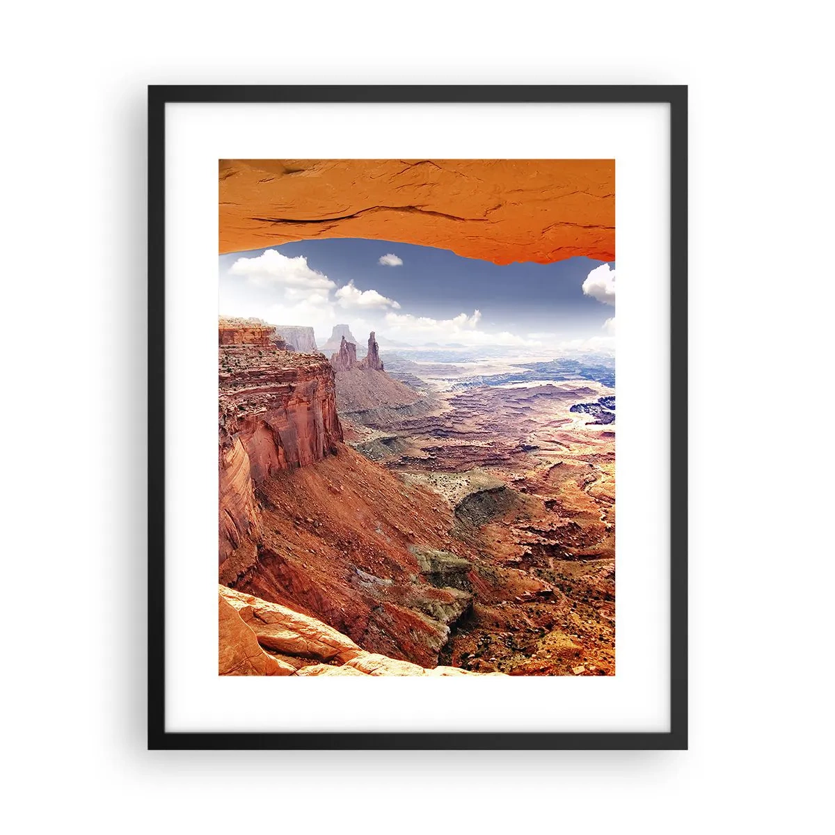 Poster in black frame - Sculpted by Nature - 40x50 cm