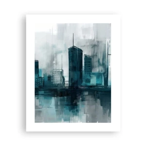 Poster - City in the Colour of Rain - 40x50 cm